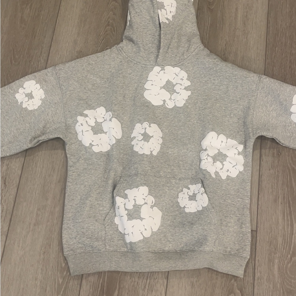 Gray Denim Tears Hoodie